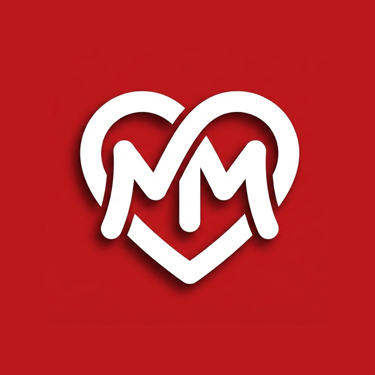 MuteMate logo — red tile